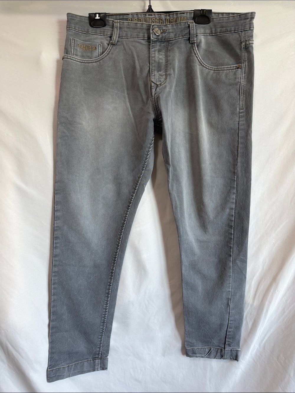 Gray Slim Jeans Pants